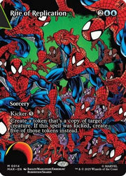 Rite of Replication (Borderless) (MAR-014) - Marvel Eternal-Legal Foil
