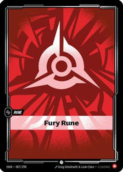 Fury Rune (007/298) - Origins Foil
