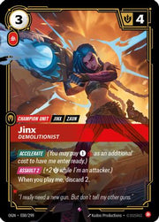 Jinx - Demolitionist 030/298  - Foil Origins - Rare
