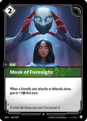 Mask of Foresight (060/298) - Origins Foil