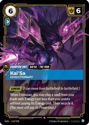 Kai'Sa - Evolutionary 112/298  - Foil Origins - Rare