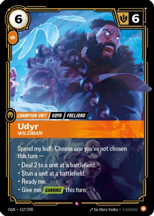 Udyr - Wildman 157/298  - Foil Origins - Rare