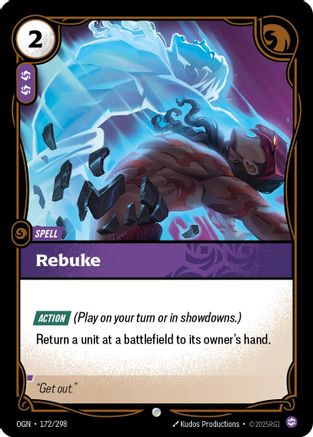 Rebuke 172/298  Origins - Common