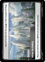 Altar to Unity (275/298) - Origins Foil