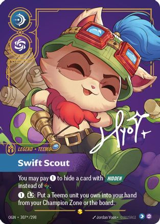 Teemo - Swift Scout (Alternate Art) 307*/298  - Foil Origins - Alternate Art