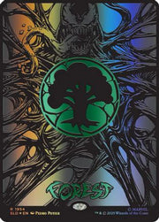 Forest (1954) (Raised Foil) (SLD-1954) - Secret Lair Drop Series Foil