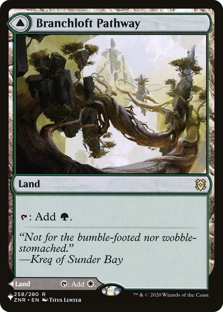 Branchloft Pathway // Boulderloft Pathway (LIST-ZNR-258) - The List