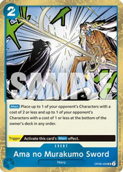 Ama no Murakumo Sword (Pirate Foil) (OP06-056) - Premium Booster -The Best- Vol. 2 Foil