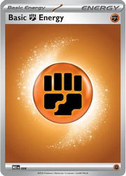 Basic Fighting Energy 006  - Holofoil MEE Mega Evolution Energies - Common