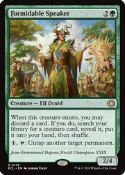 Formidable Speaker (ECL-176) - Lorwyn Eclipsed Foil