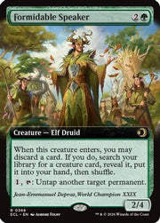 Formidable Speaker (Extended Art) (ECL-366) - Lorwyn Eclipsed