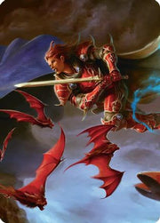 The Destined Warrior Scene Art Card (ASFIN-002) - Art Series: FINAL FANTASY