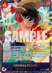 Monkey.D.Luffy (Treasure Cup 2025) (OP12-015) - One Piece Promotion Cards Foil