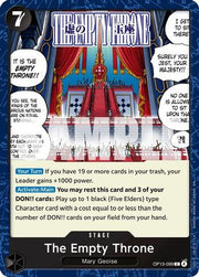 The Empty Throne (OP13-099) - Carrying On His Will