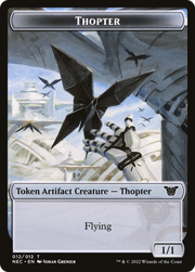 Thopter (TNEC-012) - Neon Dynasty Commander Tokens