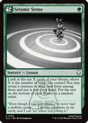 Seismic Sense (TLA-195) - Avatar: The Last Airbender Foil