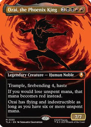 Ozai, the Phoenix King (0335) (Borderless) (TLA-335) - Avatar: The Last Airbender Foil