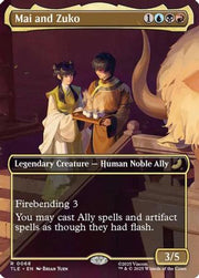 Mai and Zuko (Borderless) (TLE-068) - Avatar: The Last Airbender: Eternal-Legal Foil