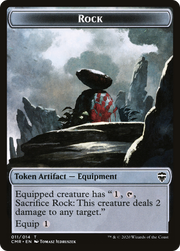 Rock (CMR-011) - Commander Legends Tokens Foil