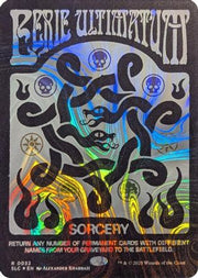 Eerie Ultimatum (Halo Foil) (SLC-032) - Secret Lair Countdown Kit Foil