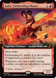 Zuko, Firebending Master (Extended Art) (TLE-200) - Avatar: The Last Airbender: Eternal-Legal Foil