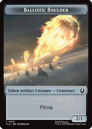 Ballistic Boulder // Soldier (0011) Double-Sided Token (TLA-13 // 11) - Avatar: The Last Airbender Foil