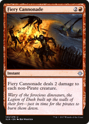 Fiery Cannonade (XLN-143) - Ixalan Foil