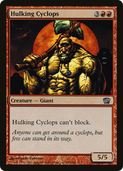Hulking Cyclops (8ED-195★) - Eighth Edition Foil