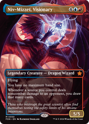 Niv-Mizzet, Visionary (Borderless) (FDN-350) - Foundations (Borderless) Foil