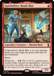 Quicksilver, Brash Blur (MSH-148) - Marvel Super Heroes Foil