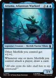 Attuma, Atlantean Warlord (MSH-047) - Marvel Super Heroes Foil