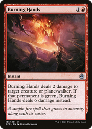 Burning Hands (AFR-135) - Adventures in the Forgotten Realms Foil