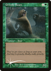Grizzly Bears (7ED-251★) - Seventh Edition Foil
