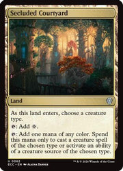 Secluded Courtyard (ECC-062) - Commander: Lorwyn Eclipsed