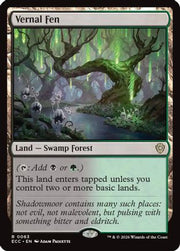 Vernal Fen (ECC-063) - Commander: Lorwyn Eclipsed