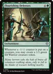 Flourishing Defenses (ECC-107) - Commander: Lorwyn Eclipsed
