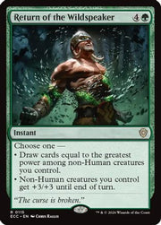 Return of the Wildspeaker (ECC-115) - Commander: Lorwyn Eclipsed