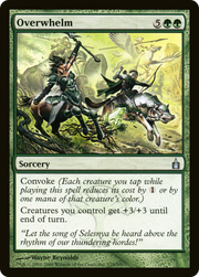 Overwhelm (RAV-175) - Ravnica: City of Guilds Foil