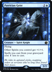 Patrician Geist (PRE-69S) - Innistrad: Midnight Hunt Promos Foil