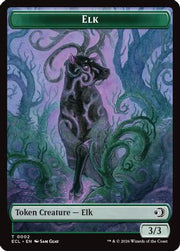 Elk // Mutavault Double-Sided Token (ECL-2 // 11) - Lorwyn Eclipsed Foil