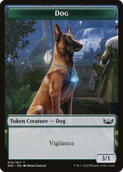 Dog (TSNC-010) - Streets of New Capenna Tokens