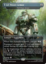 T-60 Power Armor - T-45 Power Armor (SLD-2452) - Secret Lair Drop Series Foil