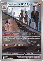 Team Rocket's Dugtrio 239/217  - Holofoil ME Ascended Heroes - Illustration Rare