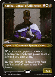 Kambal, Consul of Allocation (2X2-513) - Double Masters 2022 Etched Foil
