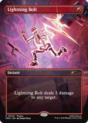 Lightning Bolt (Borderless) (UMP-002) - Unique and Miscellaneous Promos Foil