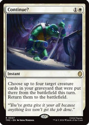 Continue? (TMC-007) - Commander: Teenage Mutant Ninja Turtles
