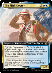 The Fifth Doctor (WHO-413) - Doctor Who: (Extended Art) Foil