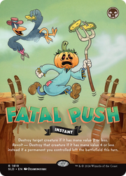 Fatal Push (SLD-1819) - Secret Lair Drop (Borderless) Foil