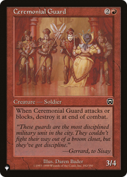 Ceremonial Guard (LIST-MMQ-182) - The List