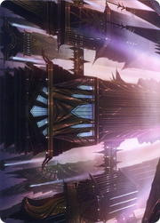 Skybridge Towers // Skybridge Towers (ASNC-037) - New Capenna Art Series (Borderless) Foil